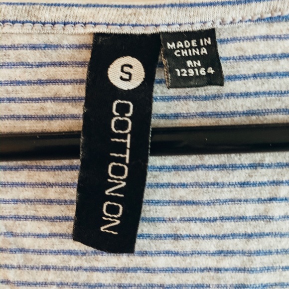 Adorable Striped Shirt with Lace Embroidery - Picture 3 of 4